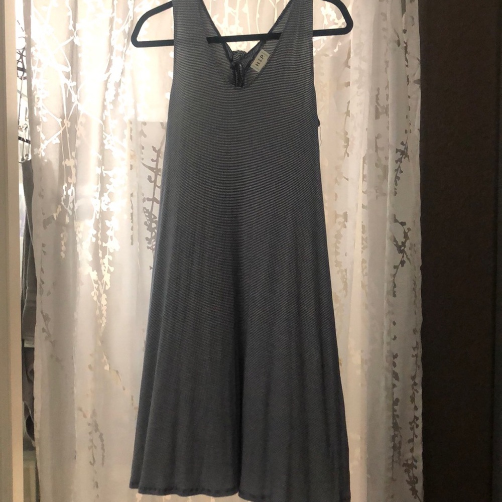 Navy blue and white summer wear